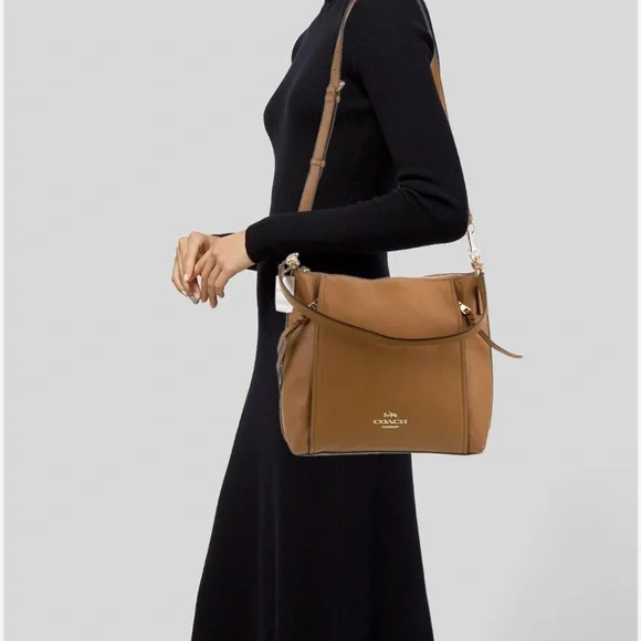 Coach Brown Leather Women's Bag - Picture 10 of 11